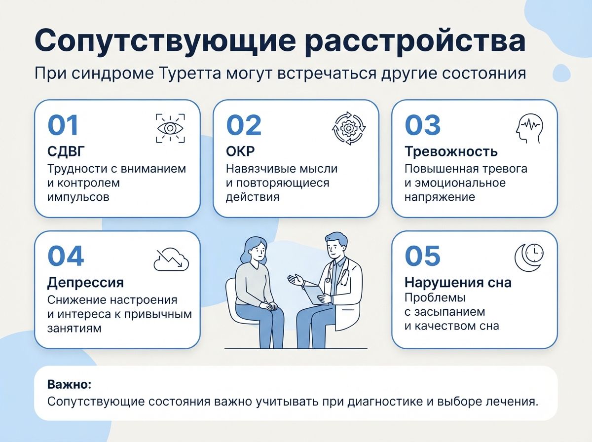 Лечение синдрома Туретта в Туле инфографика