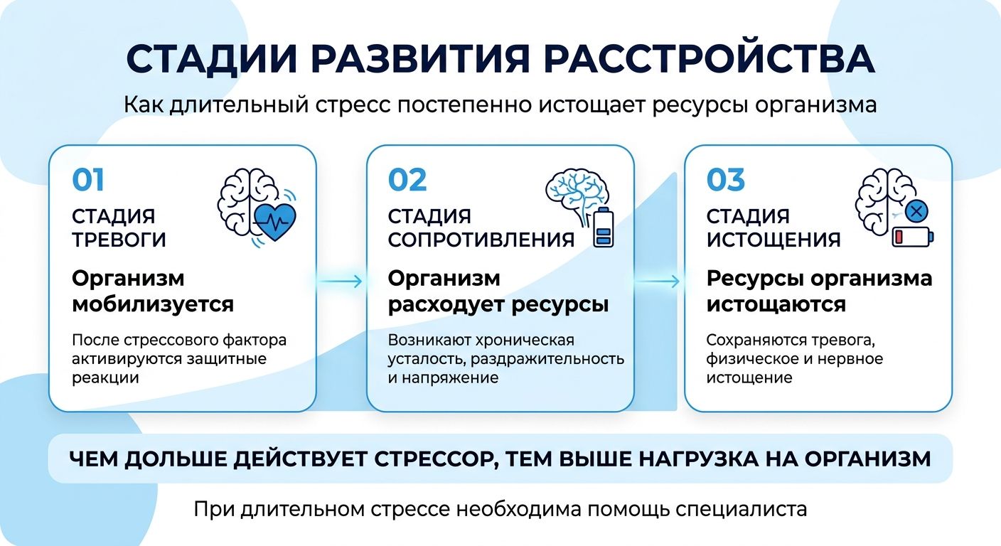 Лечение стресса в Туле инфографика